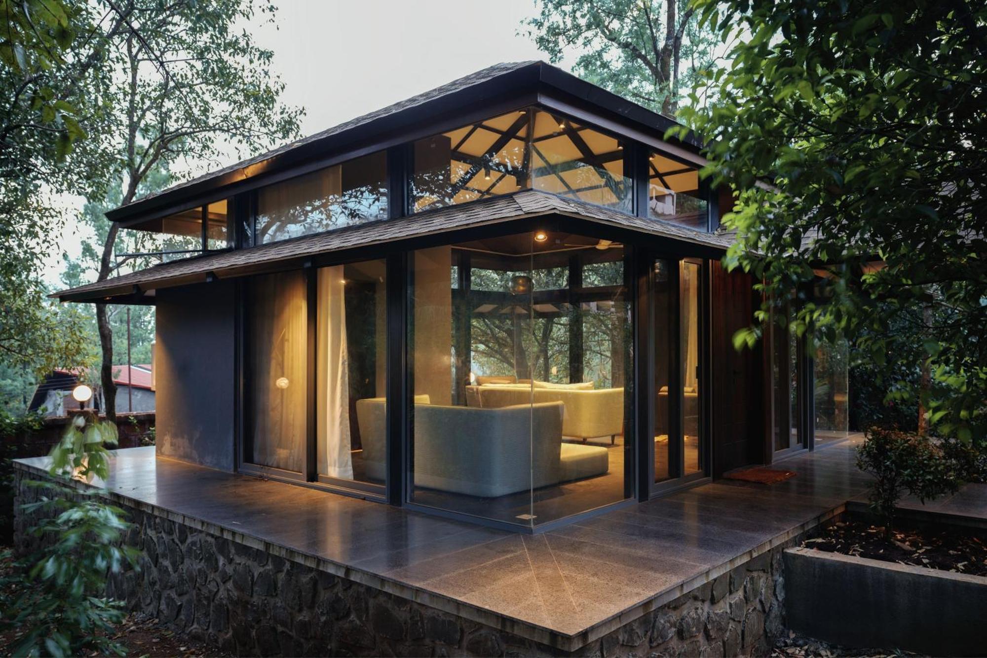 Saffronstays The Glasshouse, Panchgani - Beautiful Glass Villa For Couples Eksteriør bilde